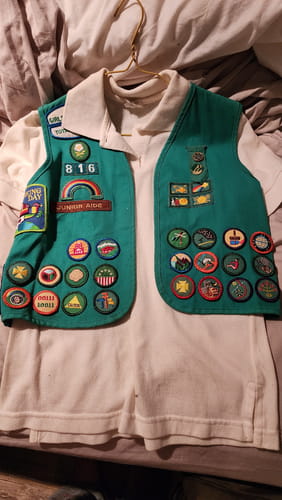 Shawna Girl Scout Vest Front