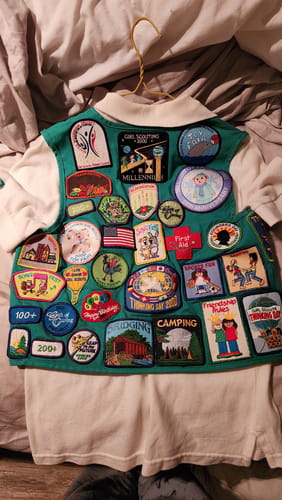 Shawna Girl Scout Vest Front
