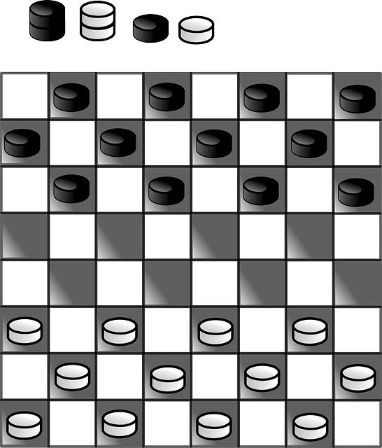 Checkers boardgame