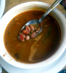 Charro bean soup